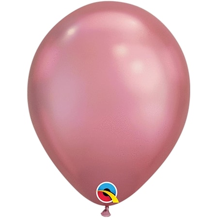 11 In. Latex Balloon, Chrome Mauve